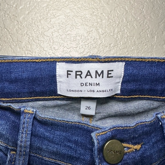 Frame Le Skinny De Jeanne Tulip Hem in York - Picture 5 of 7